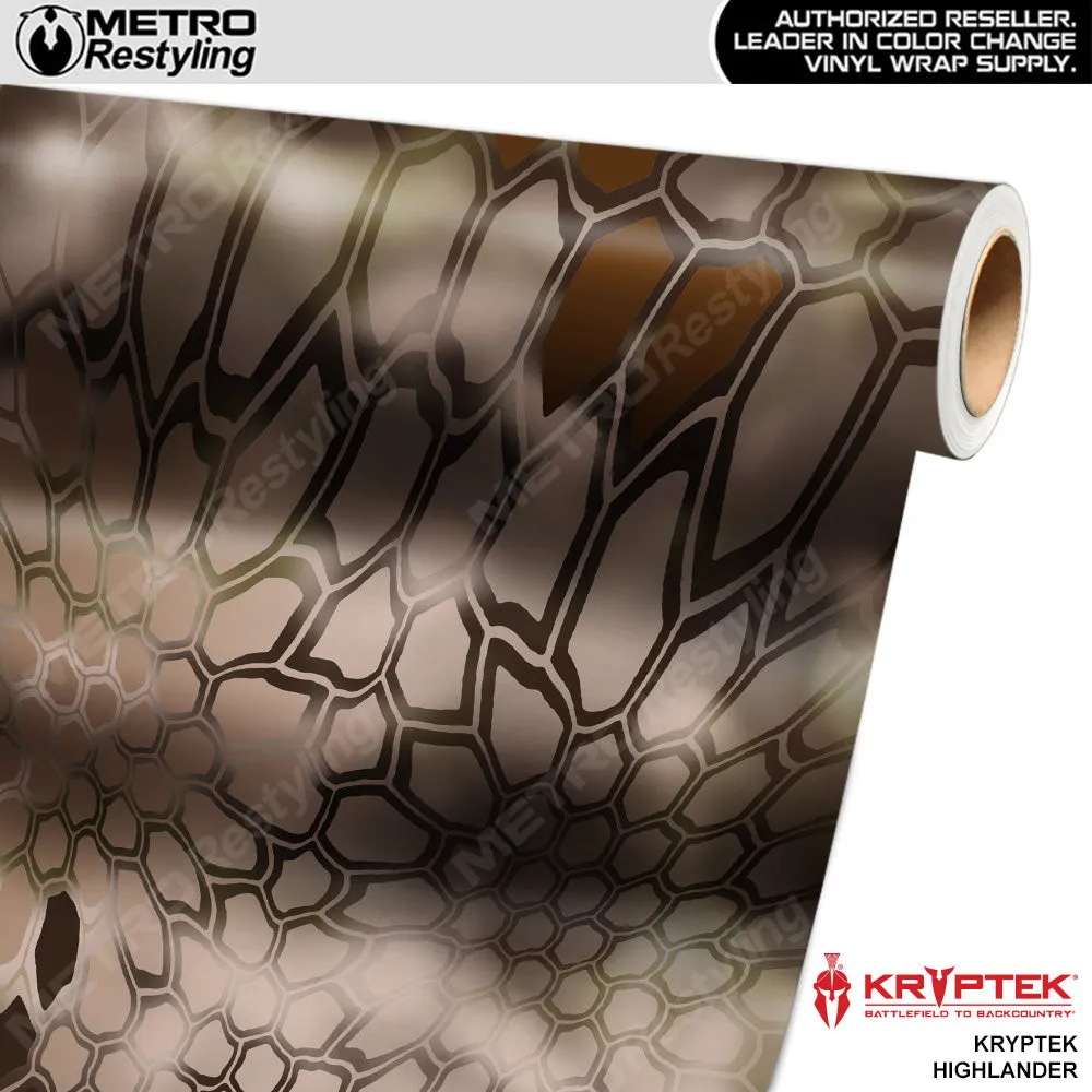 Kryptek Highlander Camouflage Vinyl Wrap Film