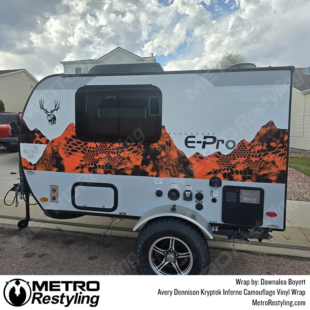 Kryptek Inferno Camouflage Vinyl Wrap Film