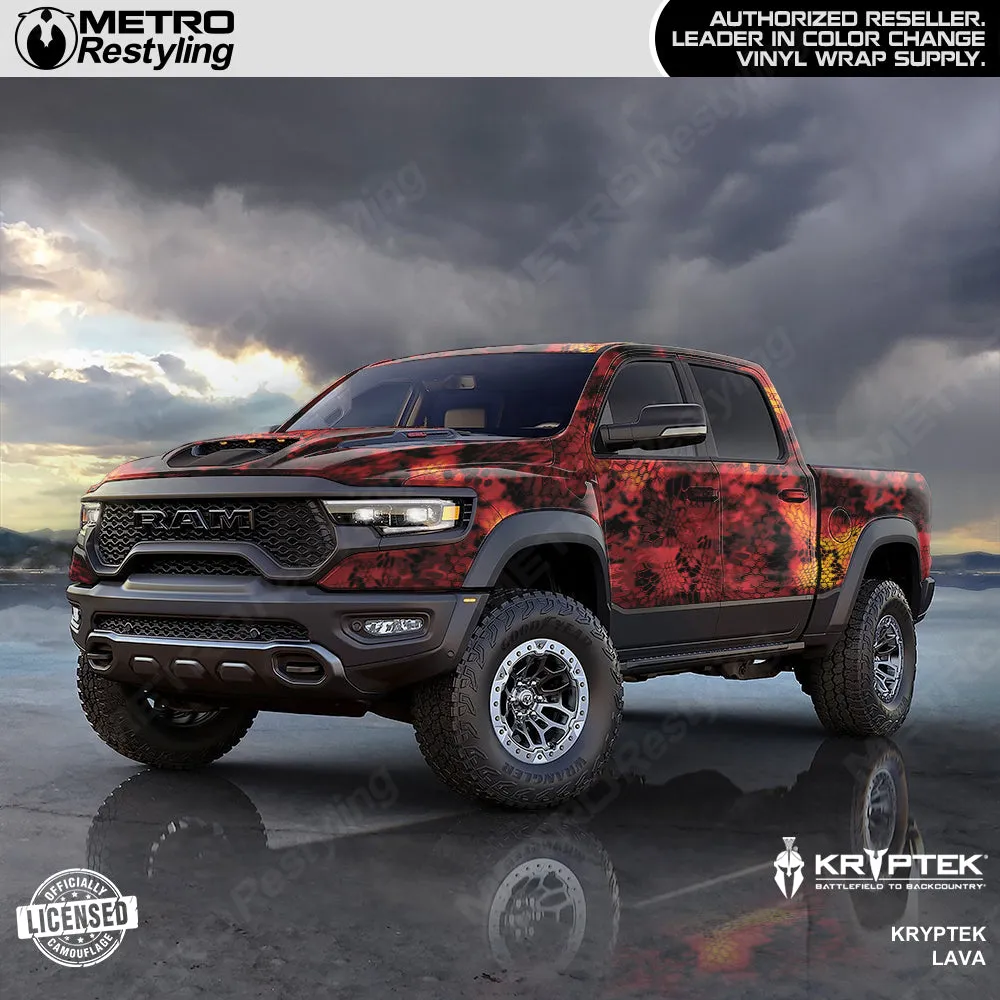 Kryptek Lava Camouflage Vinyl Wrap Film