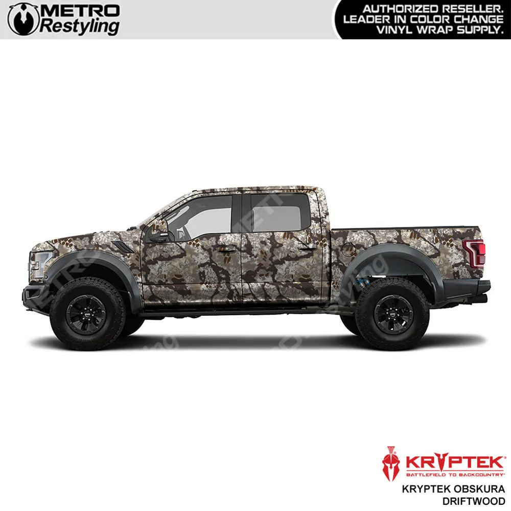 Kryptek Obskura Driftwood Camouflage Vinyl Wrap Film