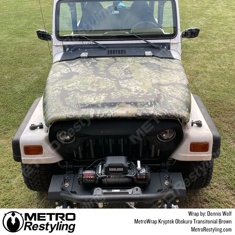 Kryptek Obskura Transitional Brown Camouflage Vinyl Wrap Film