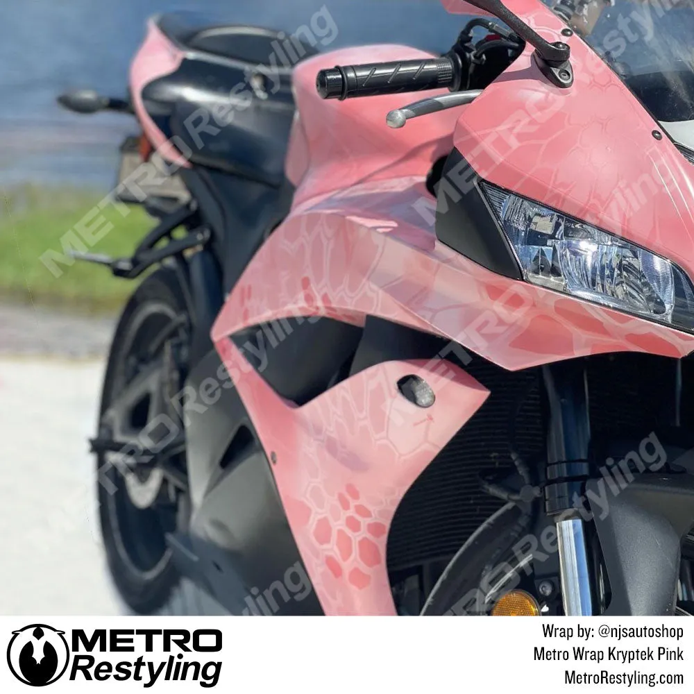 Kryptek Pink Camouflage Vinyl Wrap Film