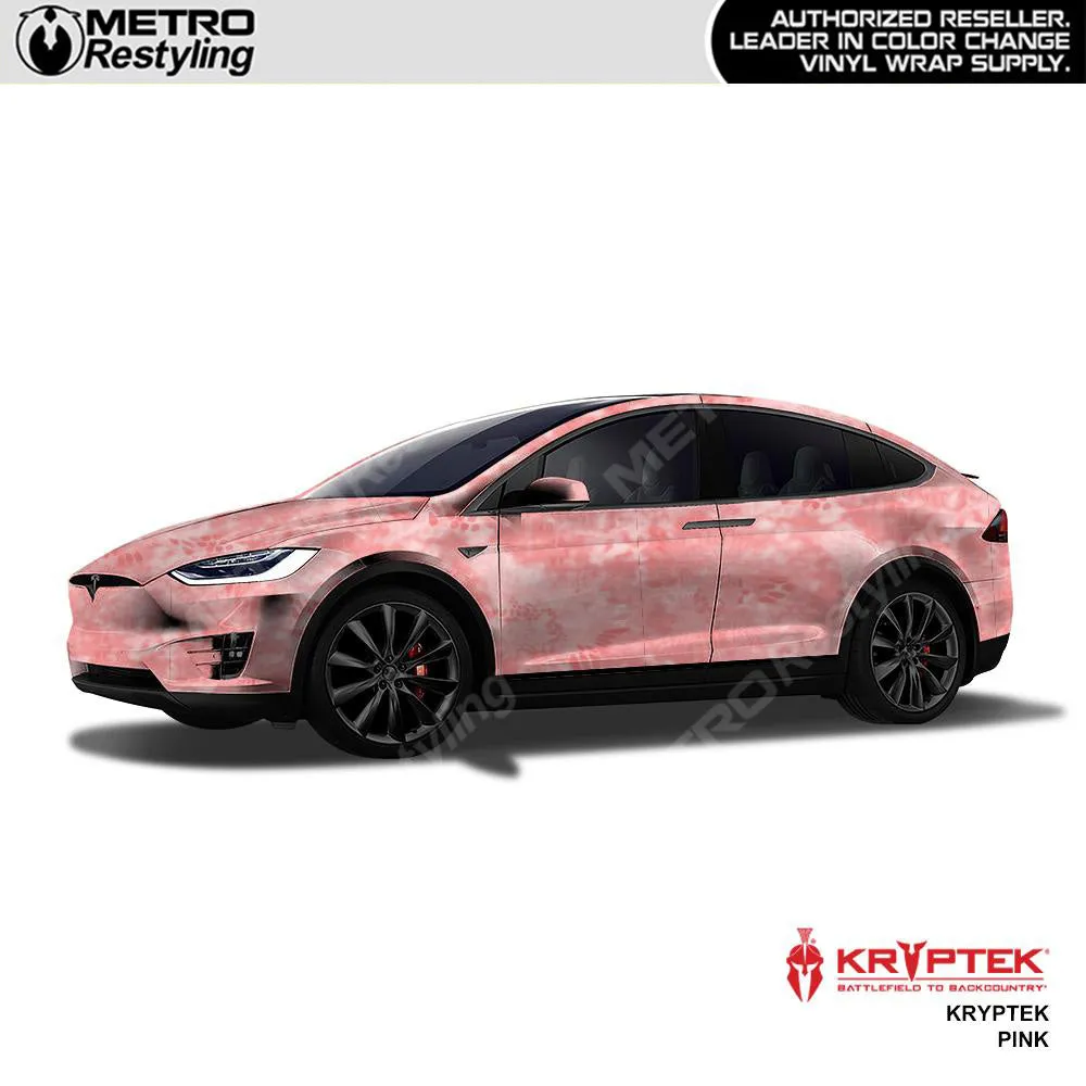 Kryptek Pink Camouflage Vinyl Wrap Film