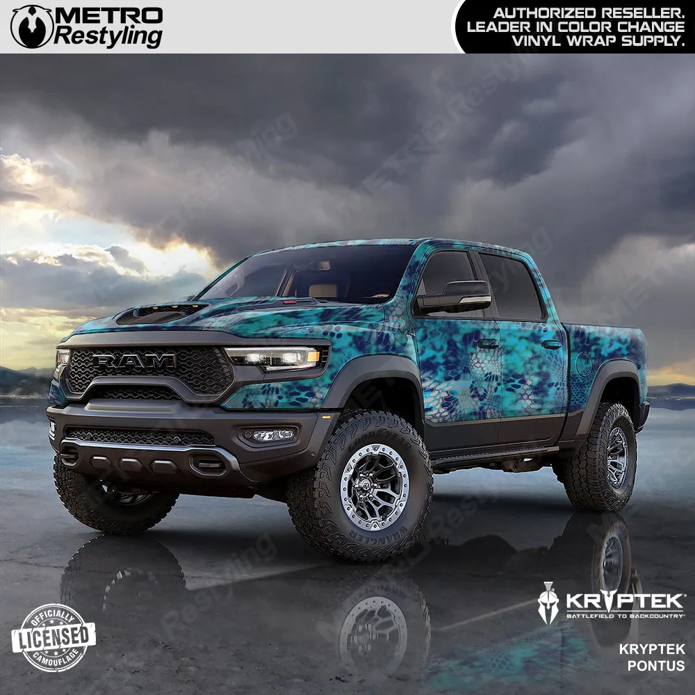 Kryptek Pontus Camouflage Vinyl Wrap Film