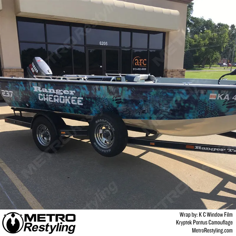 Kryptek Pontus Camouflage Vinyl Wrap Film