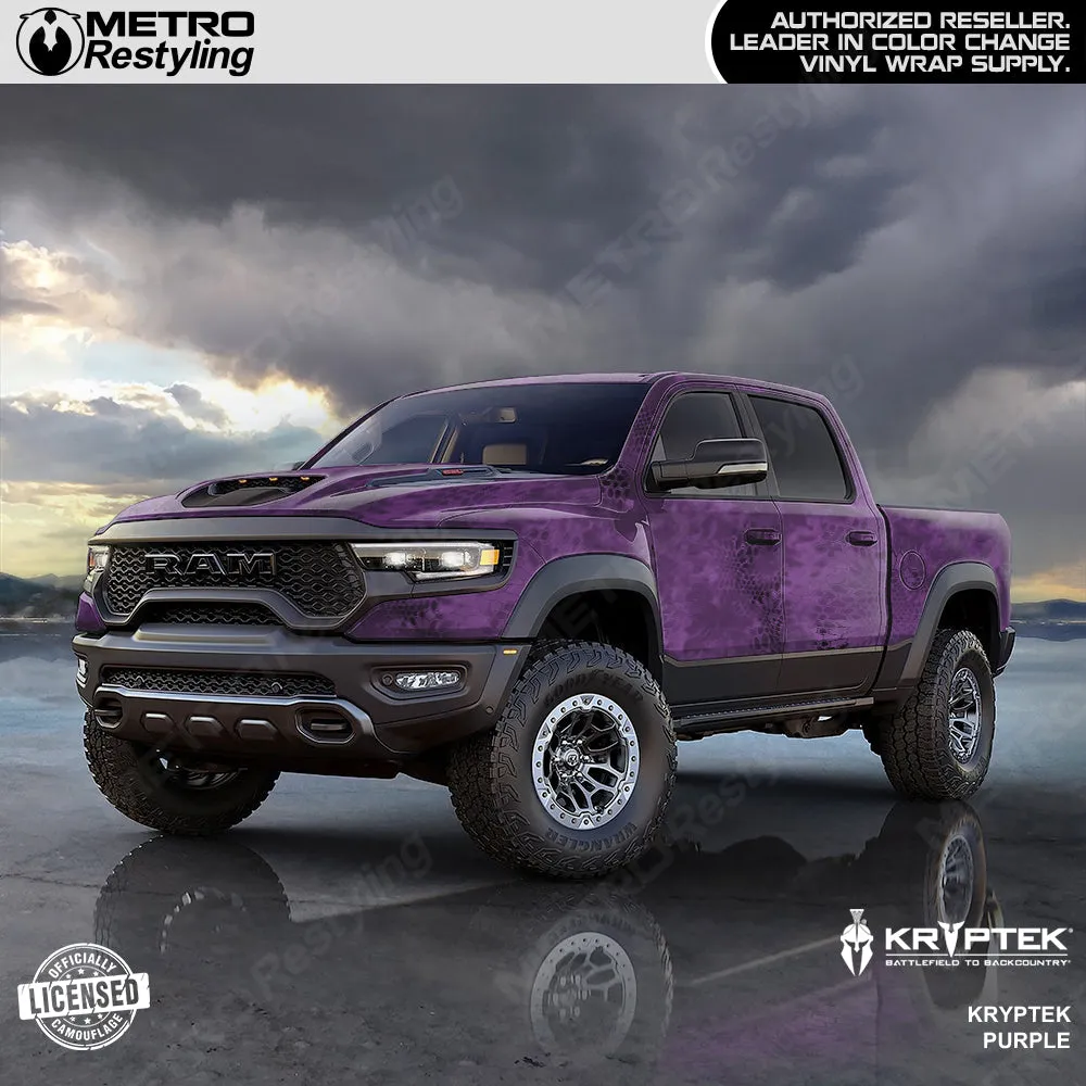 Kryptek Purple Camouflage Vinyl Wrap Film