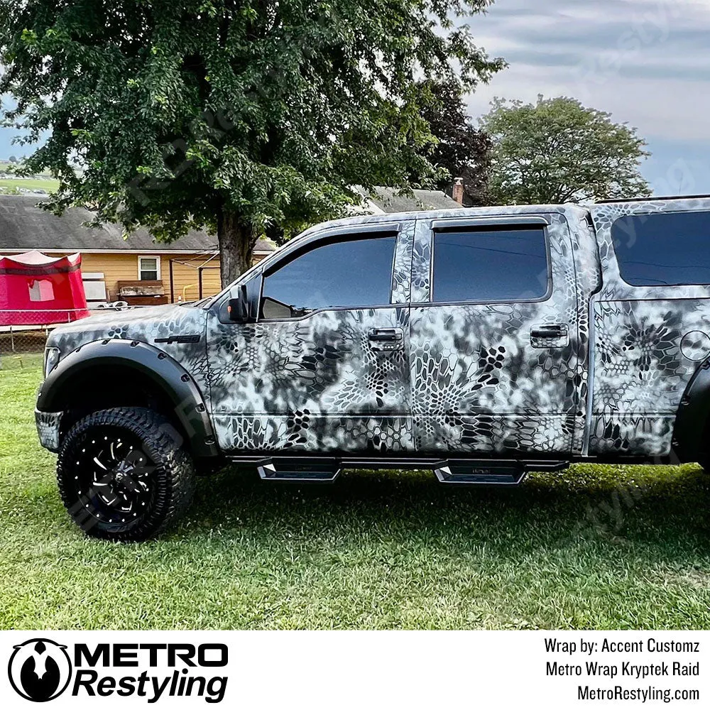 Kryptek Raid Camouflage Vinyl Wrap Film