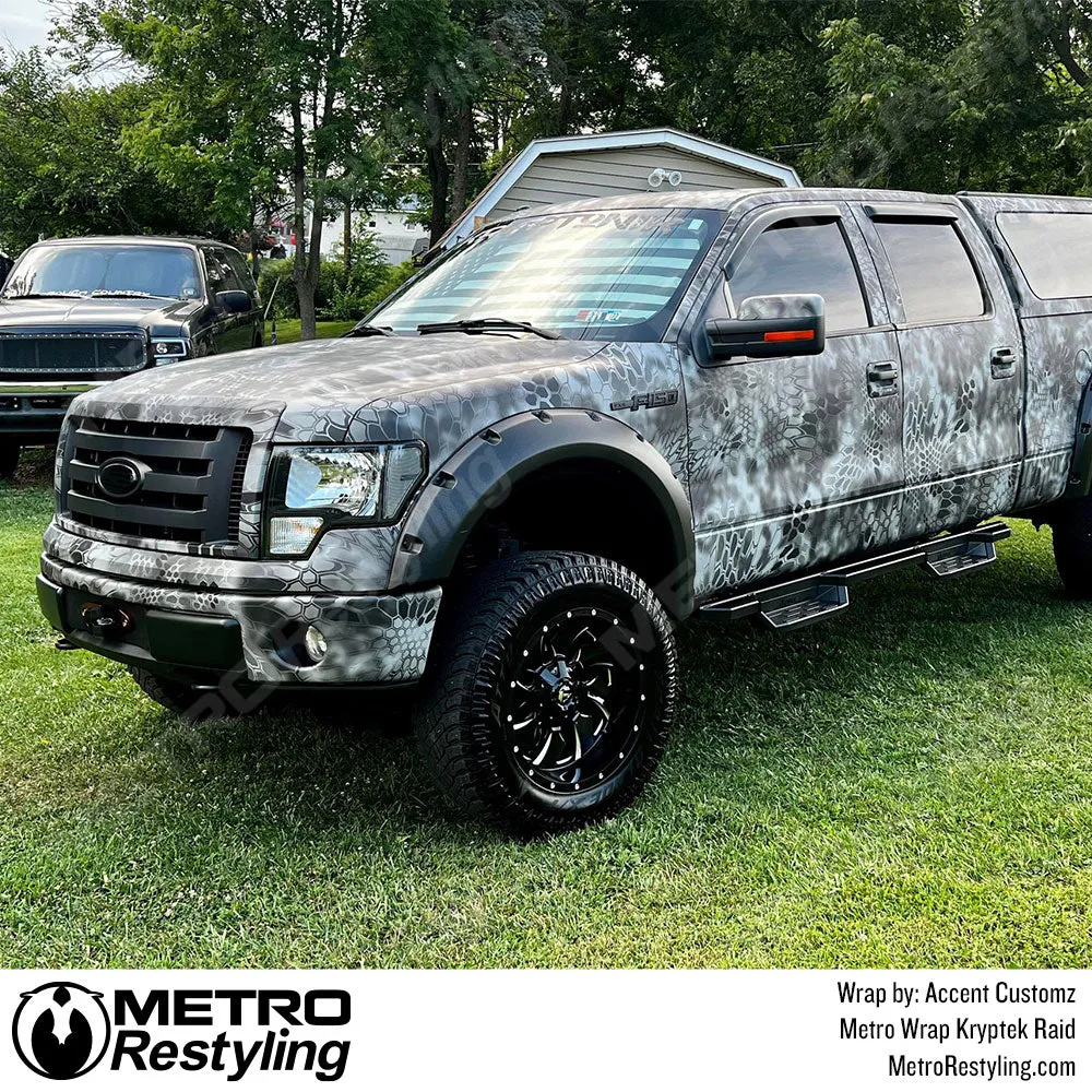 Kryptek Raid Camouflage Vinyl Wrap Film