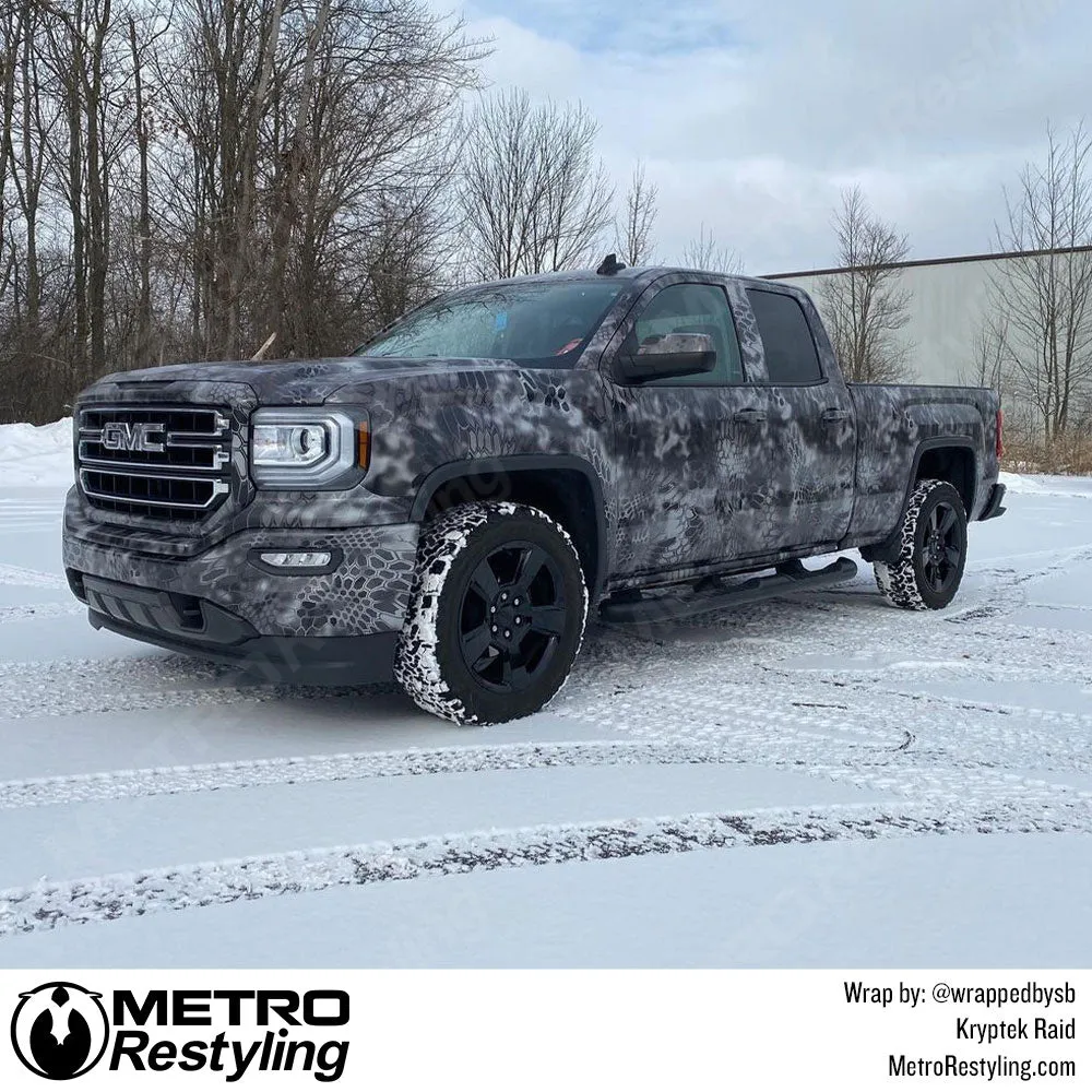 Kryptek Raid Camouflage Vinyl Wrap Film