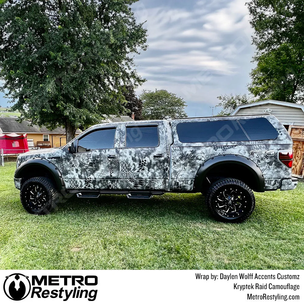 Kryptek Raid Camouflage Vinyl Wrap Film