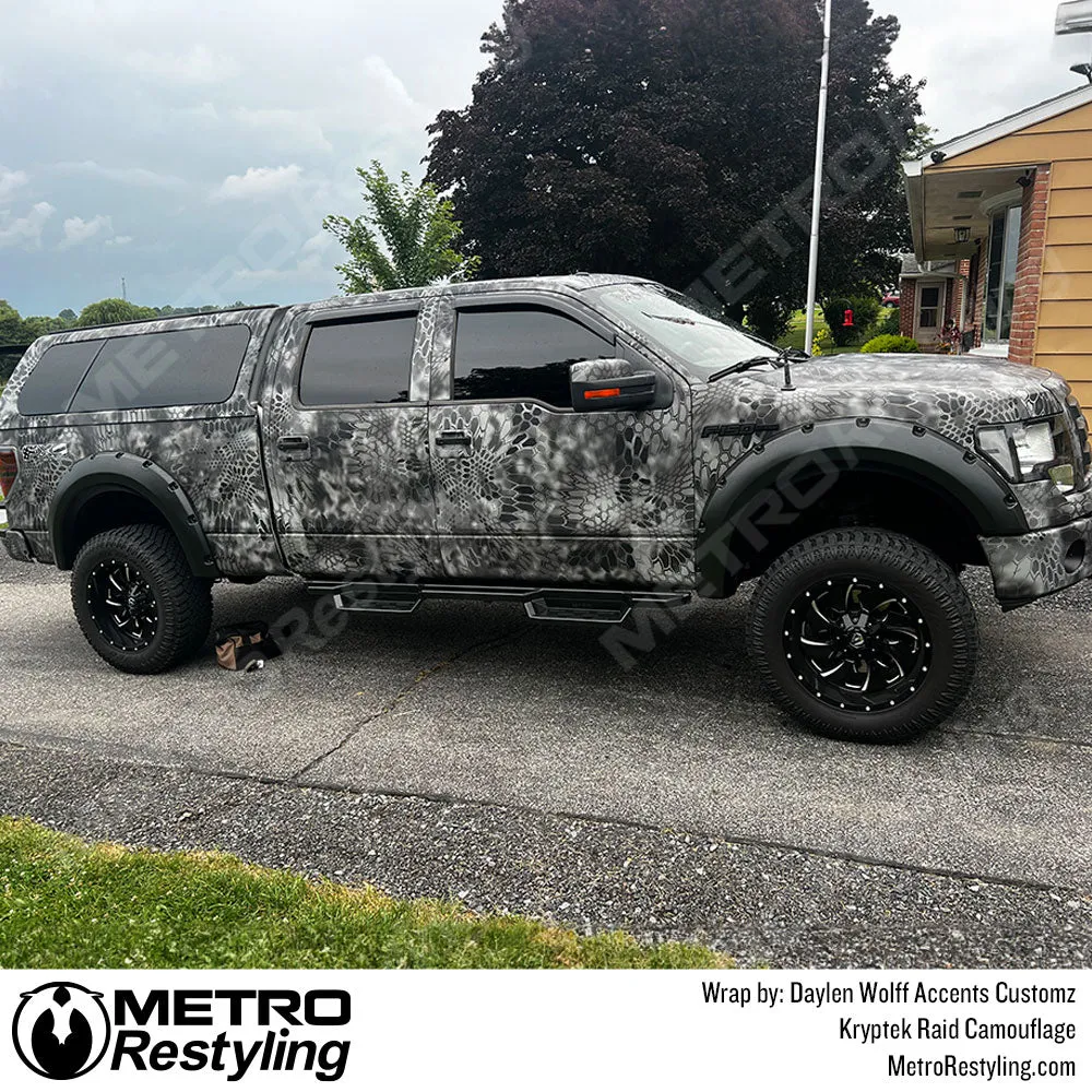 Kryptek Raid Camouflage Vinyl Wrap Film