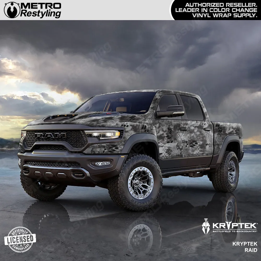Kryptek Raid Camouflage Vinyl Wrap Film