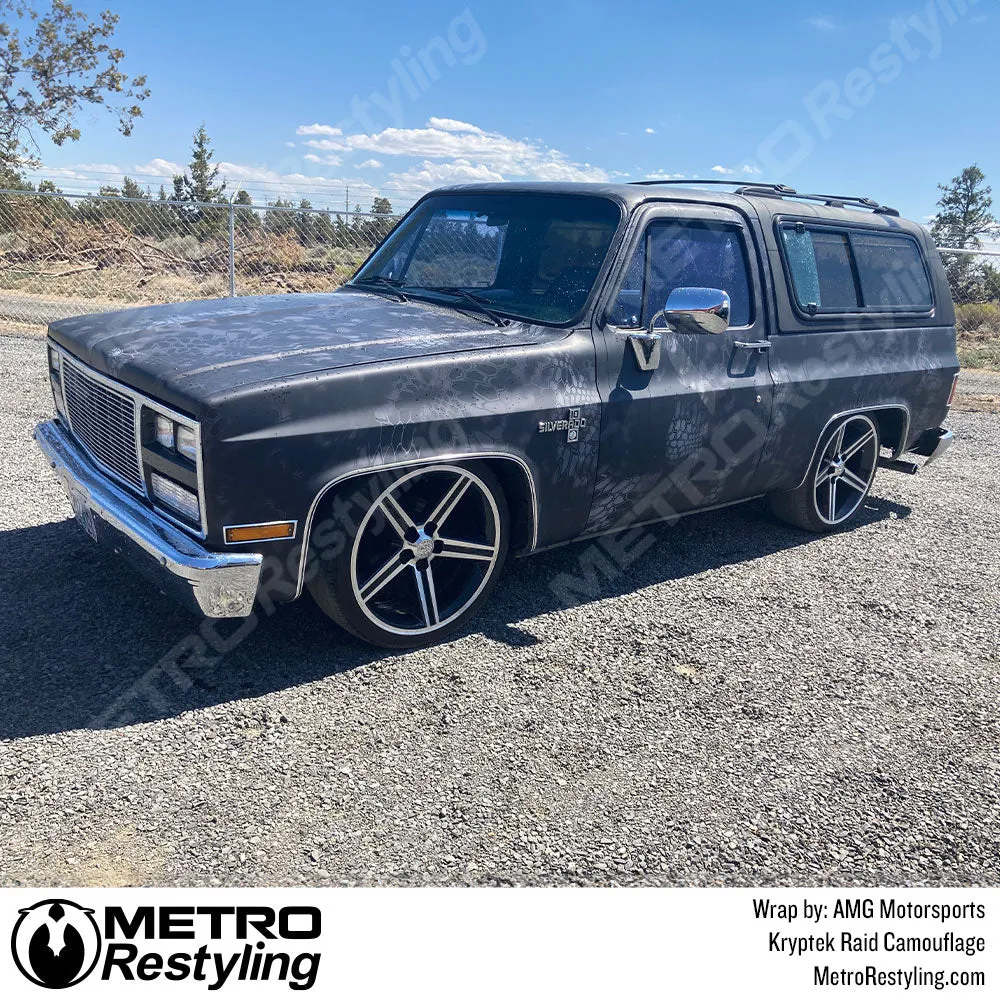 Kryptek Raid Camouflage Vinyl Wrap Film