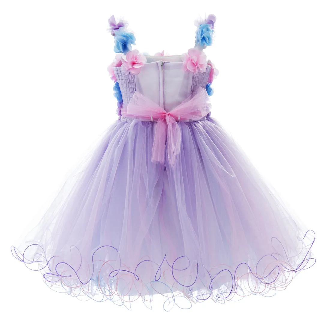 Lilac Rose Campanula Dress