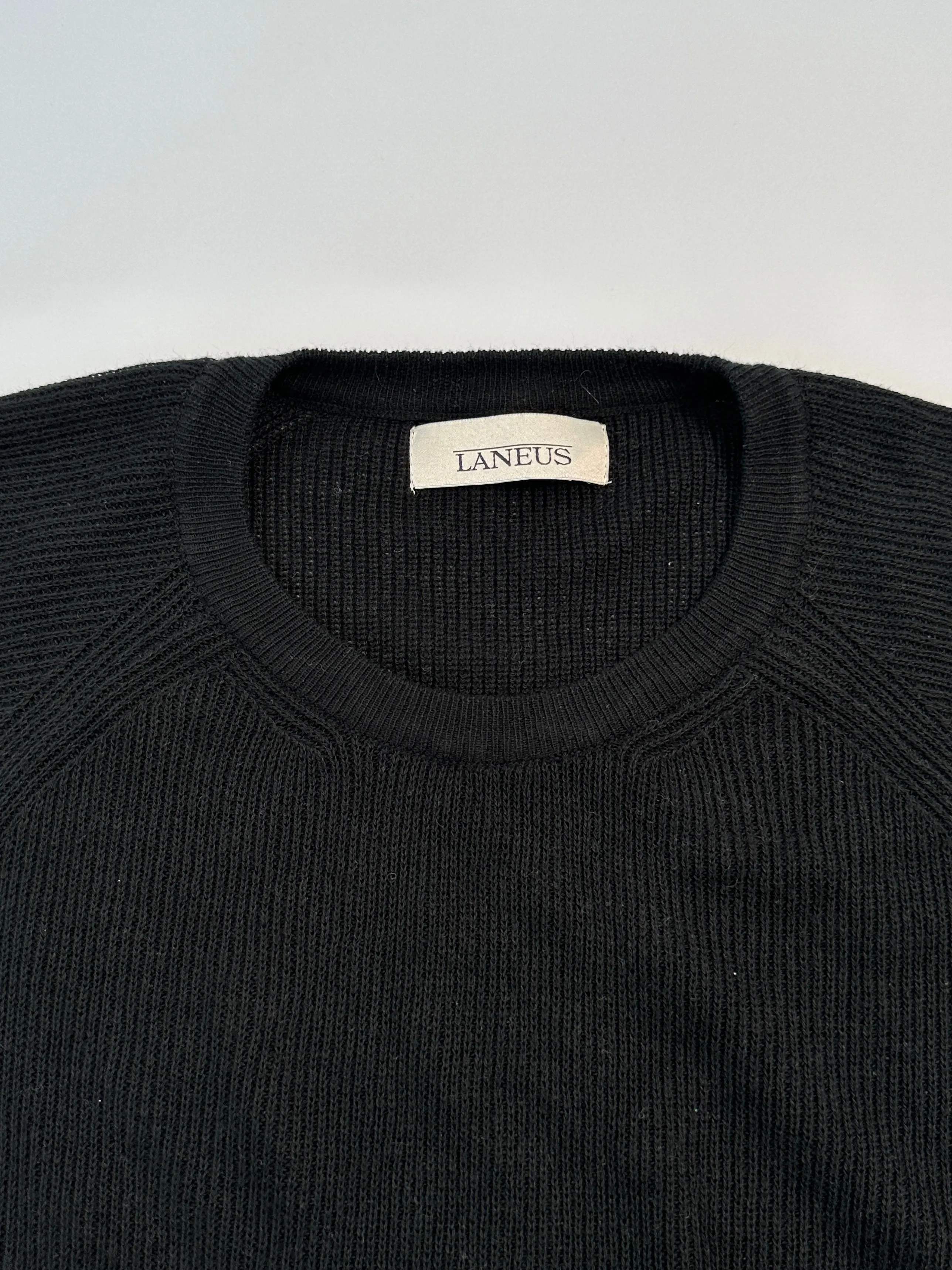 Maglione Laneus Nero In Cotone