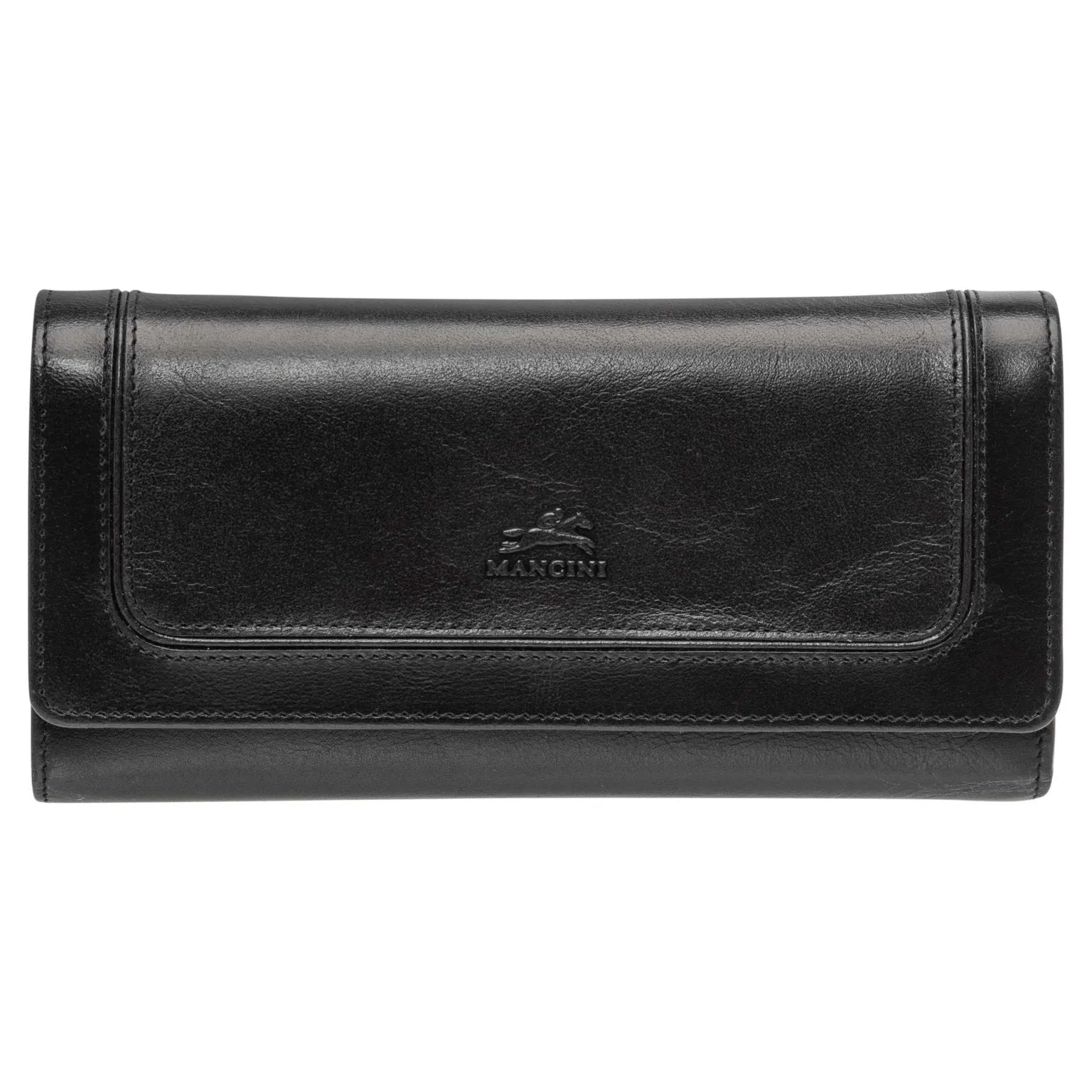 Mancini South Beach RFID Secure Quadruple Fold Wallet