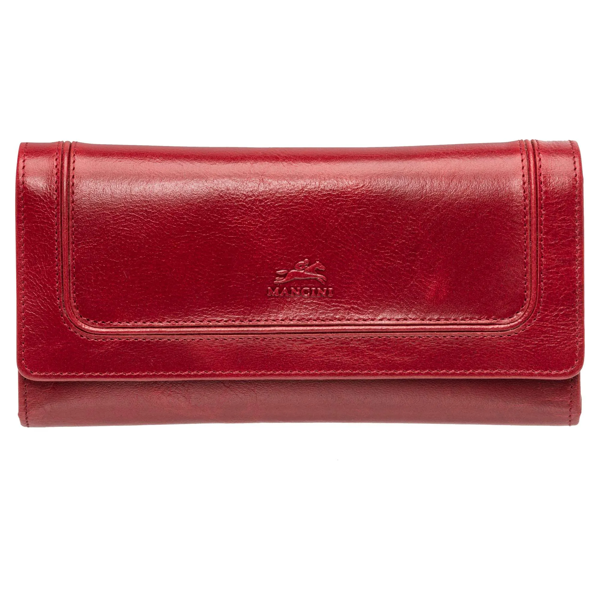 Mancini South Beach RFID Secure Quadruple Fold Wallet