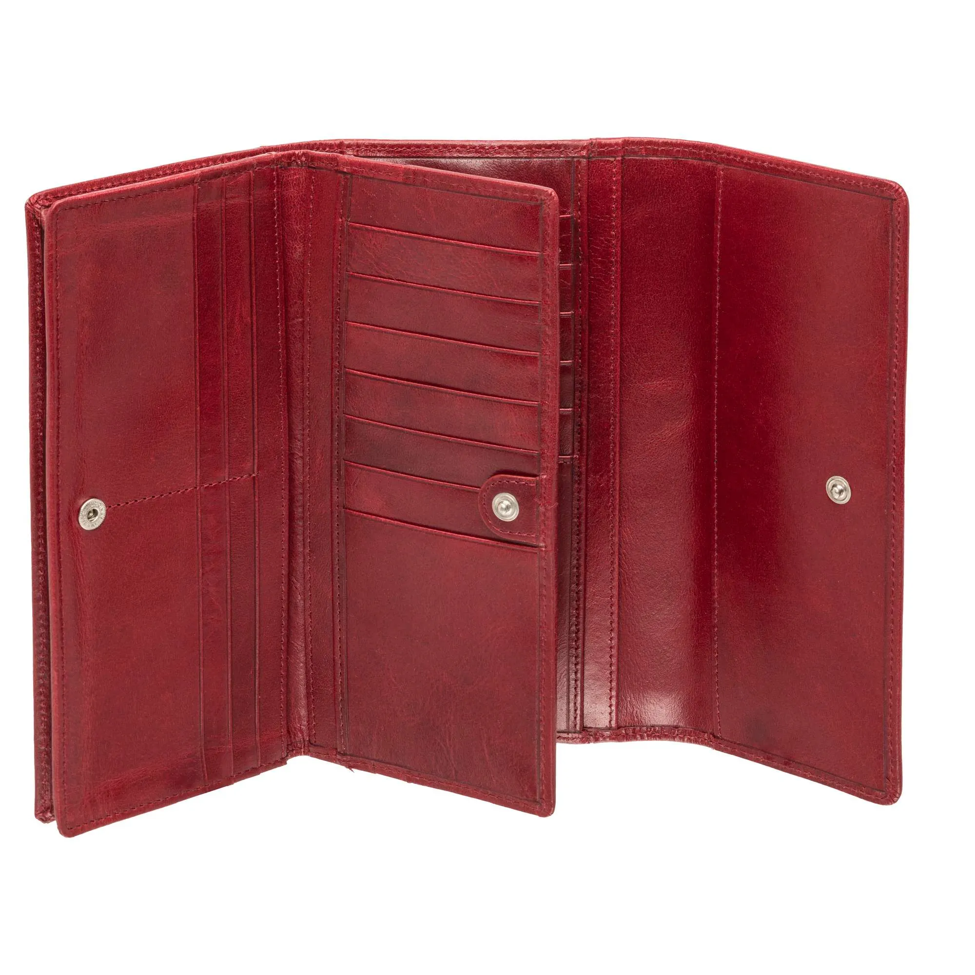 Mancini South Beach RFID Secure Quadruple Fold Wallet