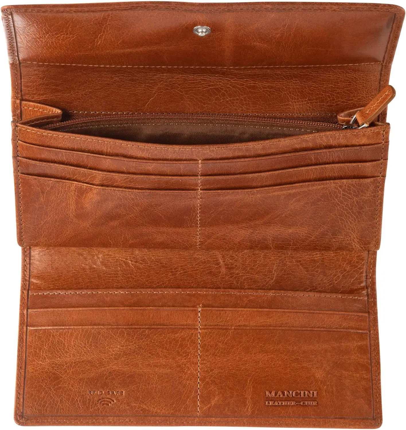 Mancini South Beach RFID Secure Trifold Wallet