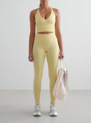 Mellow Shape Seamless Tights & Cross Back Bralette Set