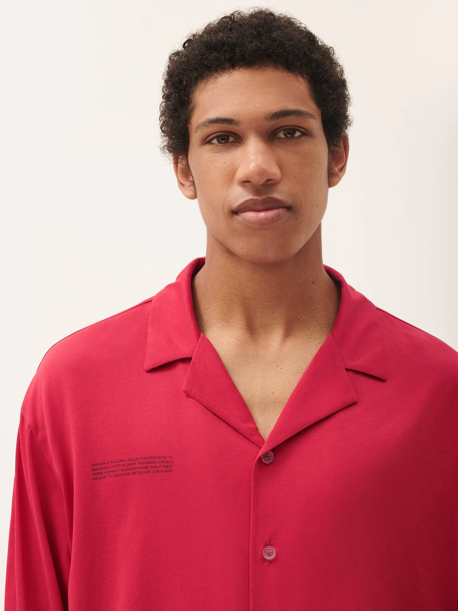 Mens 365 Lightweight Long Pyjama Set —goji red