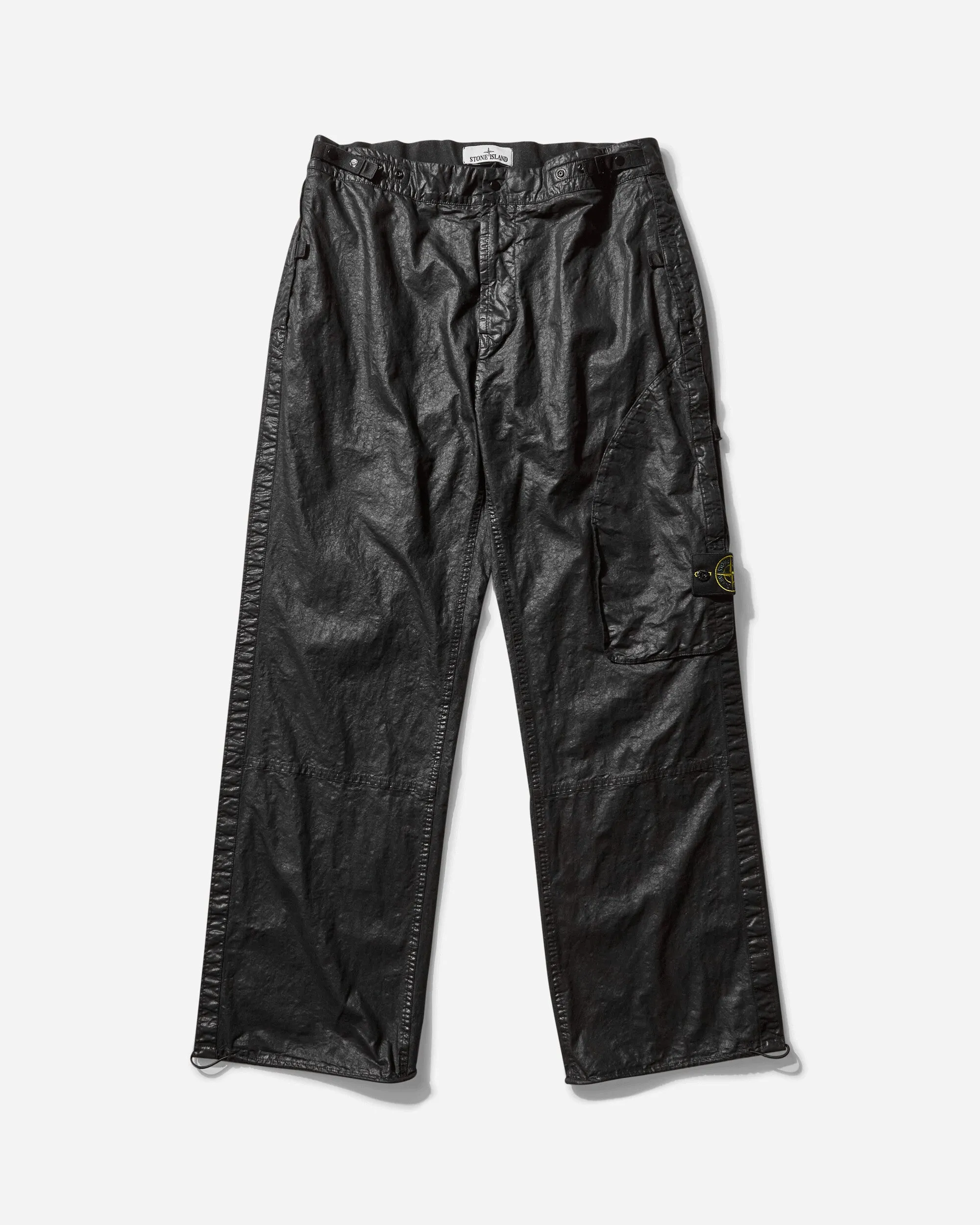 Men's Organic Look Nylon Panama-TC Pants Black