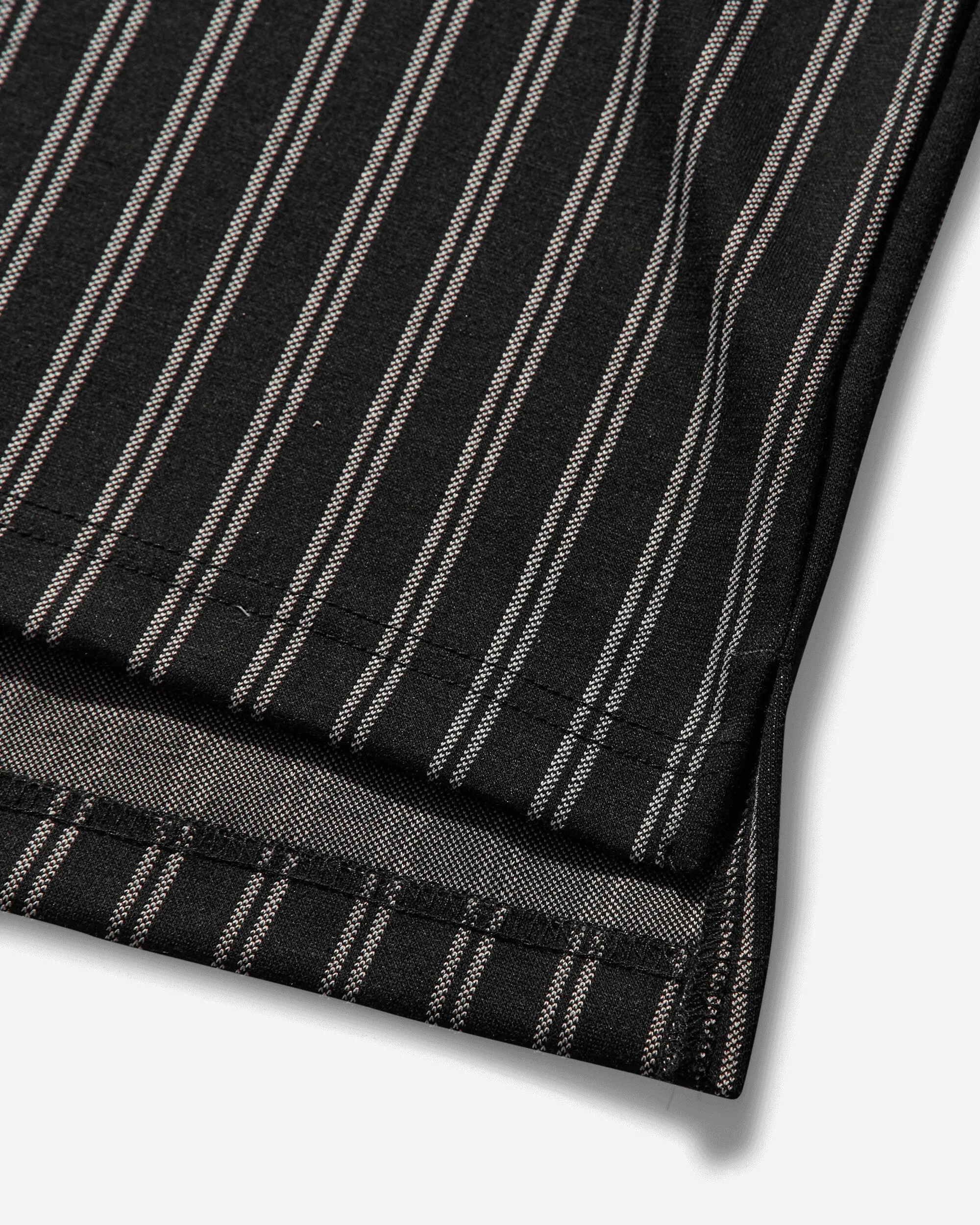 Men's Ribbed Longsleeve Polo Black