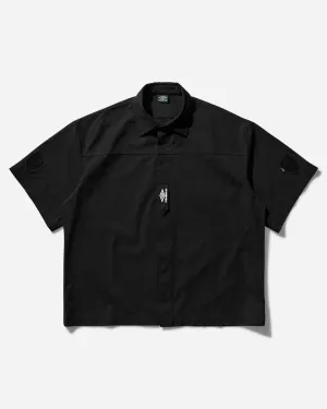 Men's Tactical Shortsleeve Shirt Washed Black