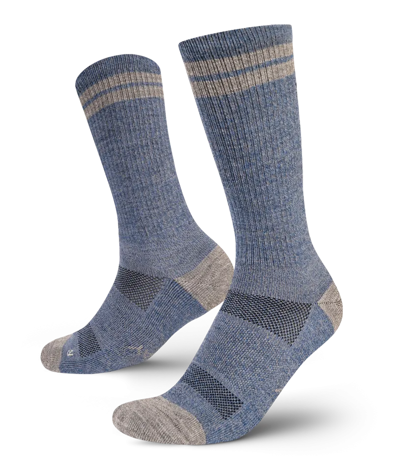 Merino Crew Socks Sky