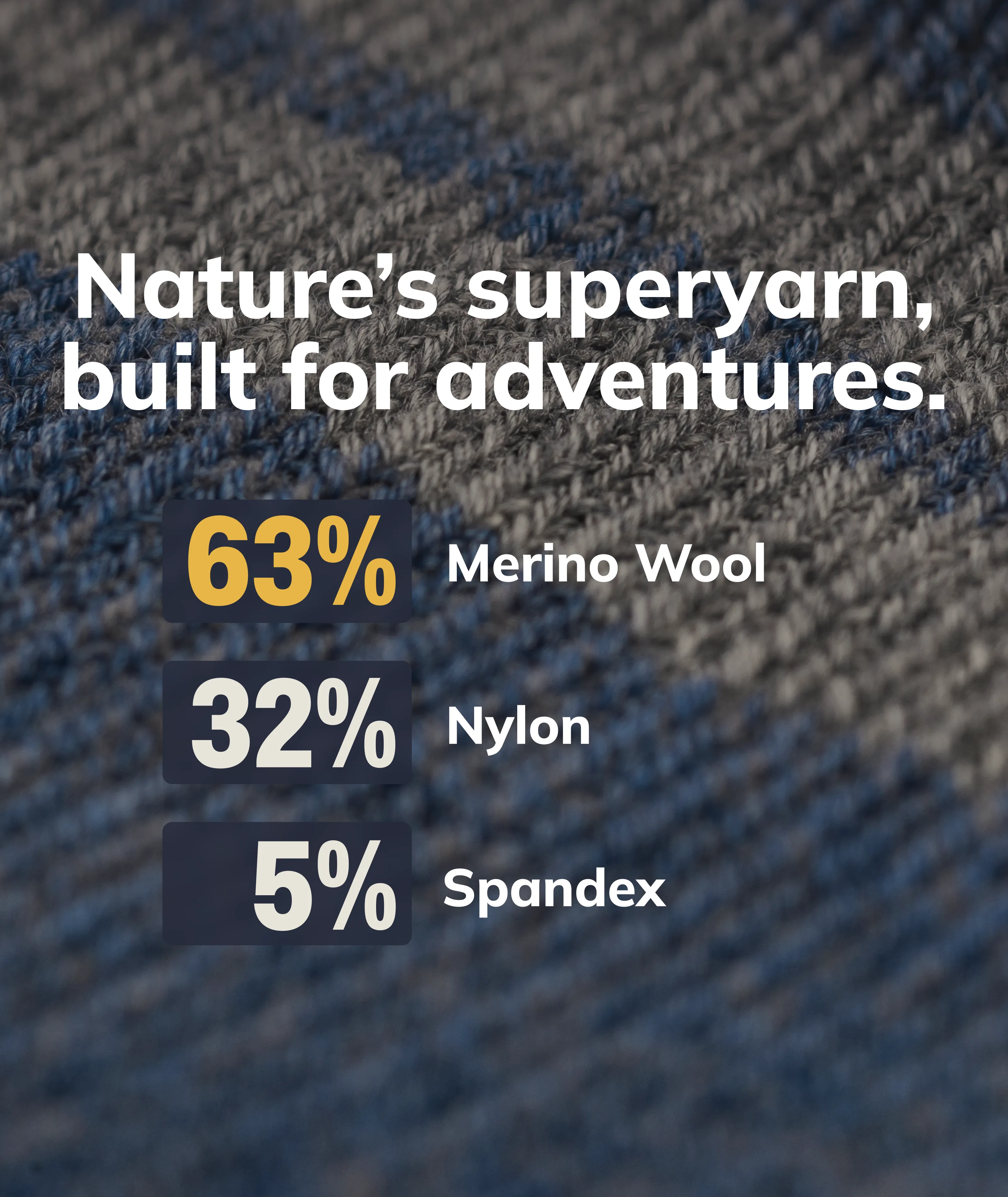 Merino Crew Socks Sky