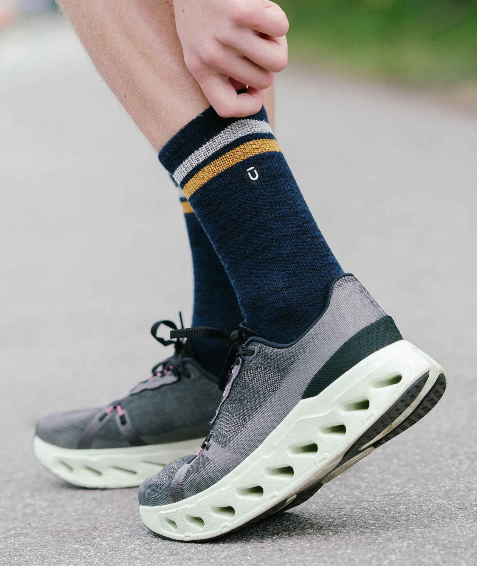 Merino Lite Crew Socks Royal