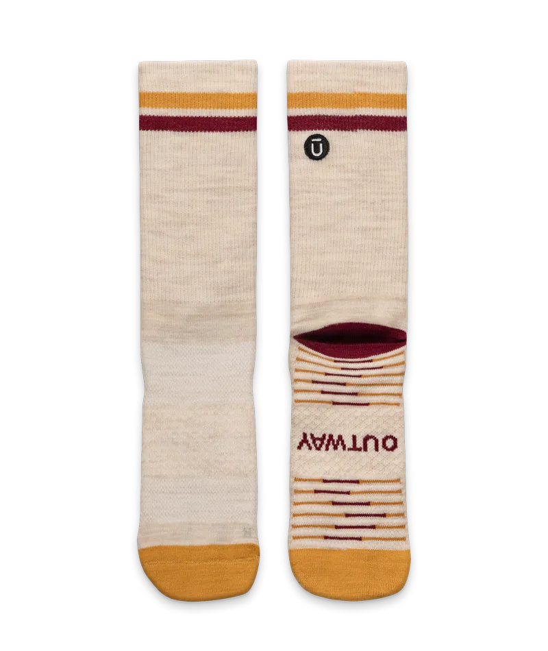 Merino Lite Crew Socks Sand