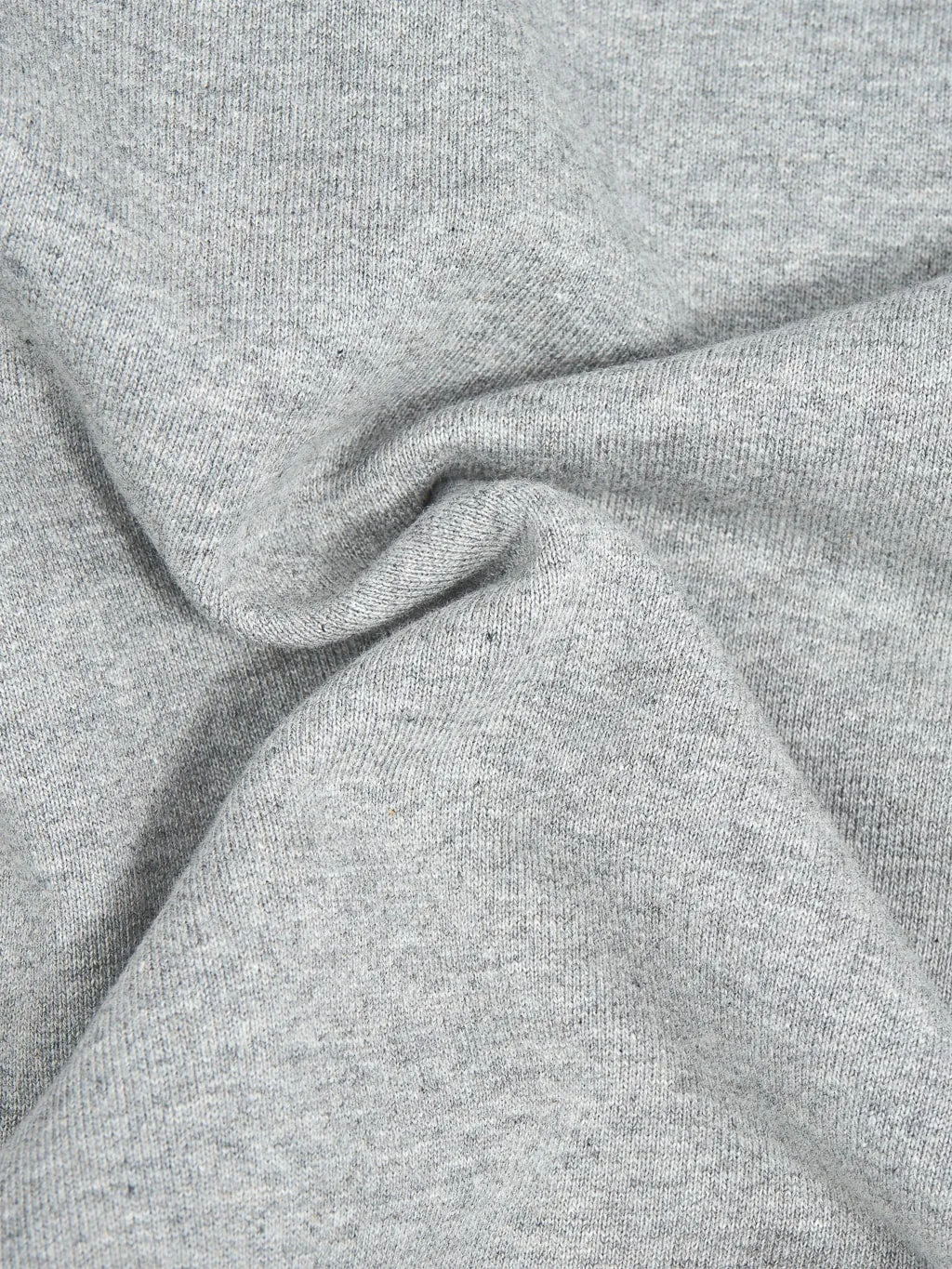 Merz b. Schwanen 3S48 Loopwheeled 12.4oz Classic Fit Heavy Sweatshirt Grey Melange