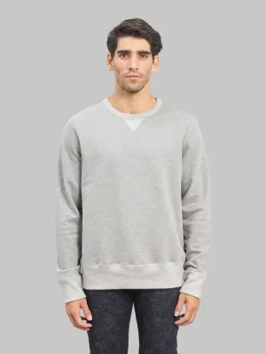 Merz b. Schwanen 3S48 Loopwheeled 12.4oz Classic Fit Heavy Sweatshirt Grey Melange