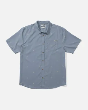 Micro Vibes Ss Tech Woven - Deep Sea