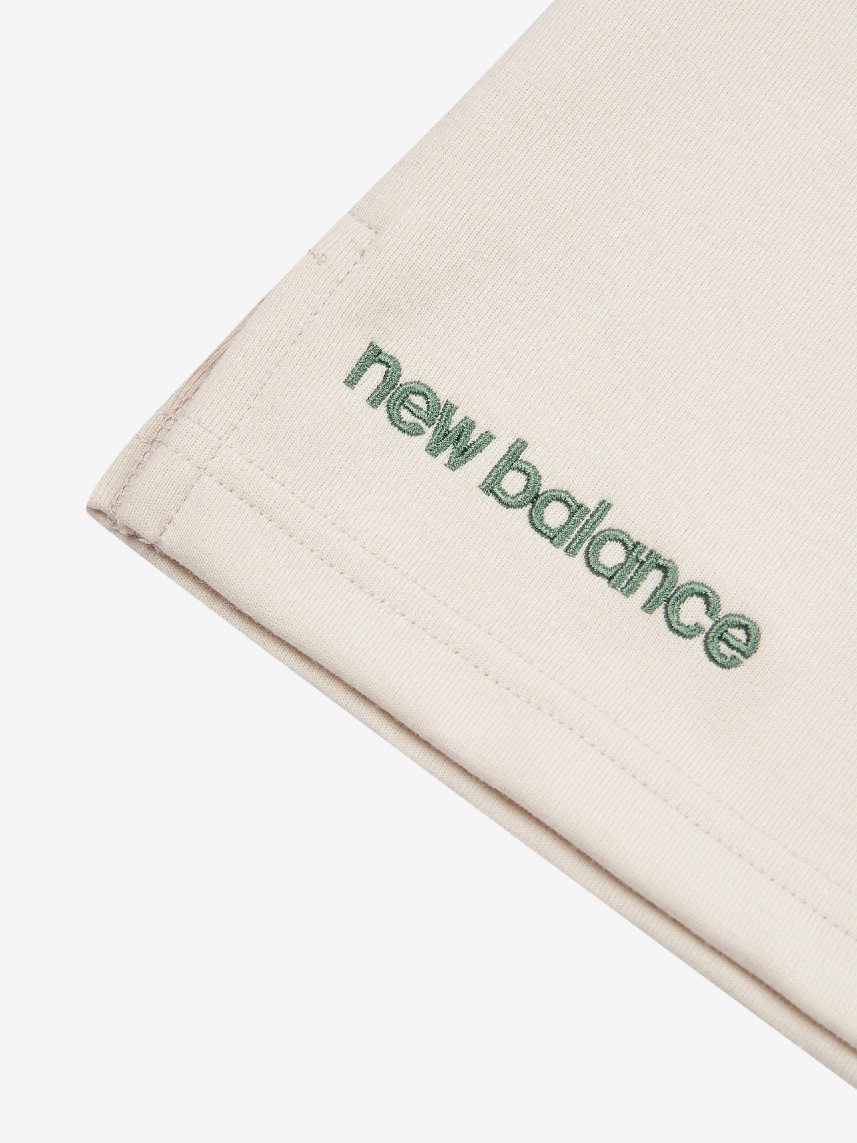 New Balance Girls Premium T-Shirt Dress in Beige