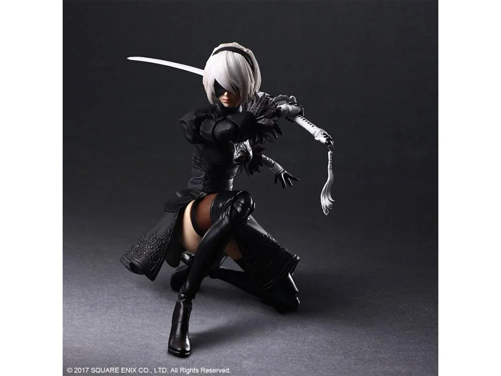 NieR: Automata YoRHa No. 2 Type B 2B (Deluxe Version) Play Arts Kai Action Figure