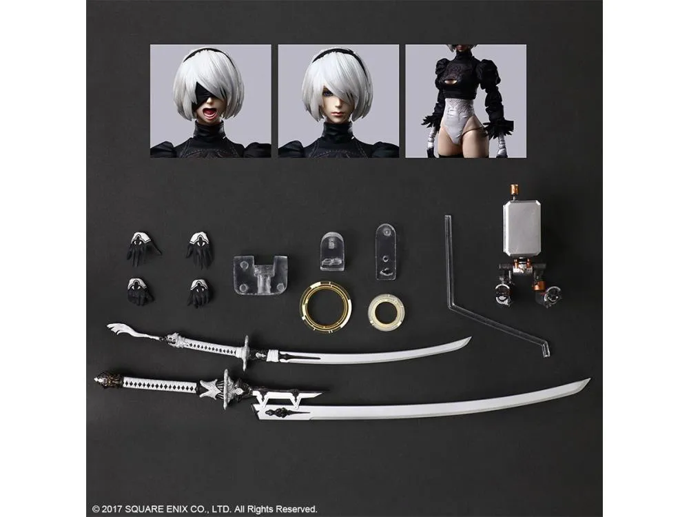 NieR: Automata YoRHa No. 2 Type B 2B (Deluxe Version) Play Arts Kai Action Figure