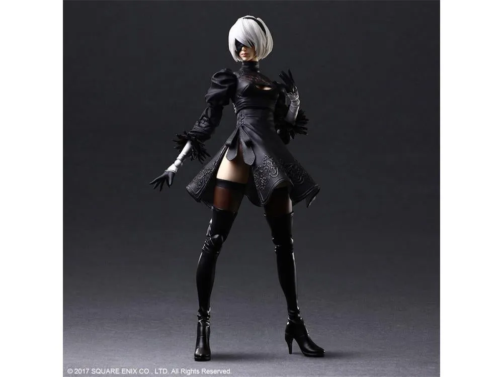 NieR: Automata YoRHa No. 2 Type B 2B (Deluxe Version) Play Arts Kai Action Figure
