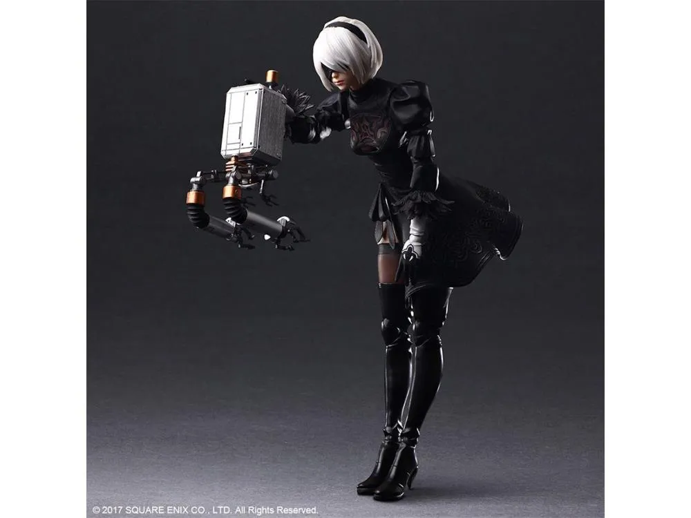 NieR: Automata YoRHa No. 2 Type B 2B (Deluxe Version) Play Arts Kai Action Figure