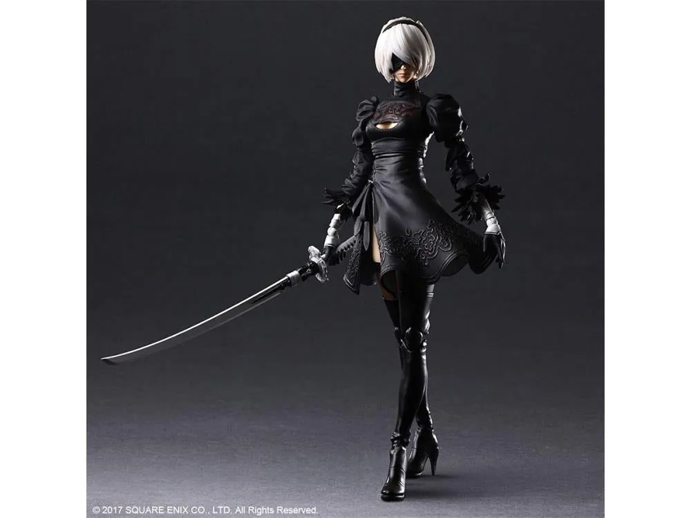 NieR: Automata YoRHa No. 2 Type B 2B (Deluxe Version) Play Arts Kai Action Figure