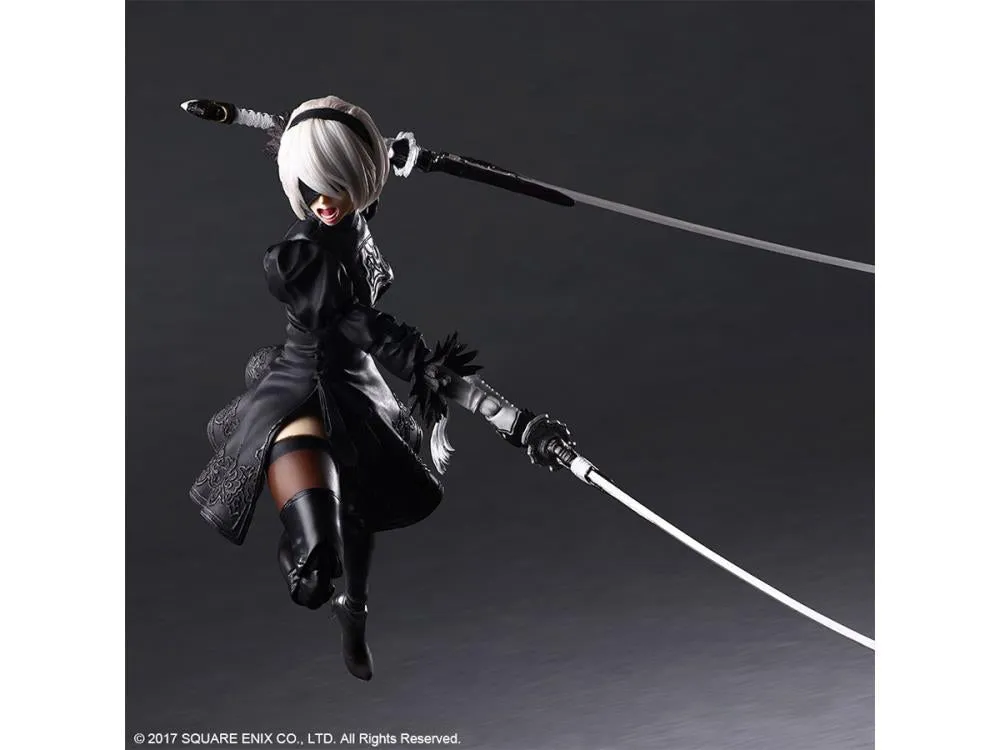 NieR: Automata YoRHa No. 2 Type B 2B (Deluxe Version) Play Arts Kai Action Figure