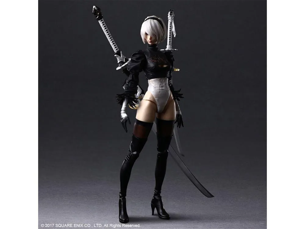 NieR: Automata YoRHa No. 2 Type B 2B (Deluxe Version) Play Arts Kai Action Figure