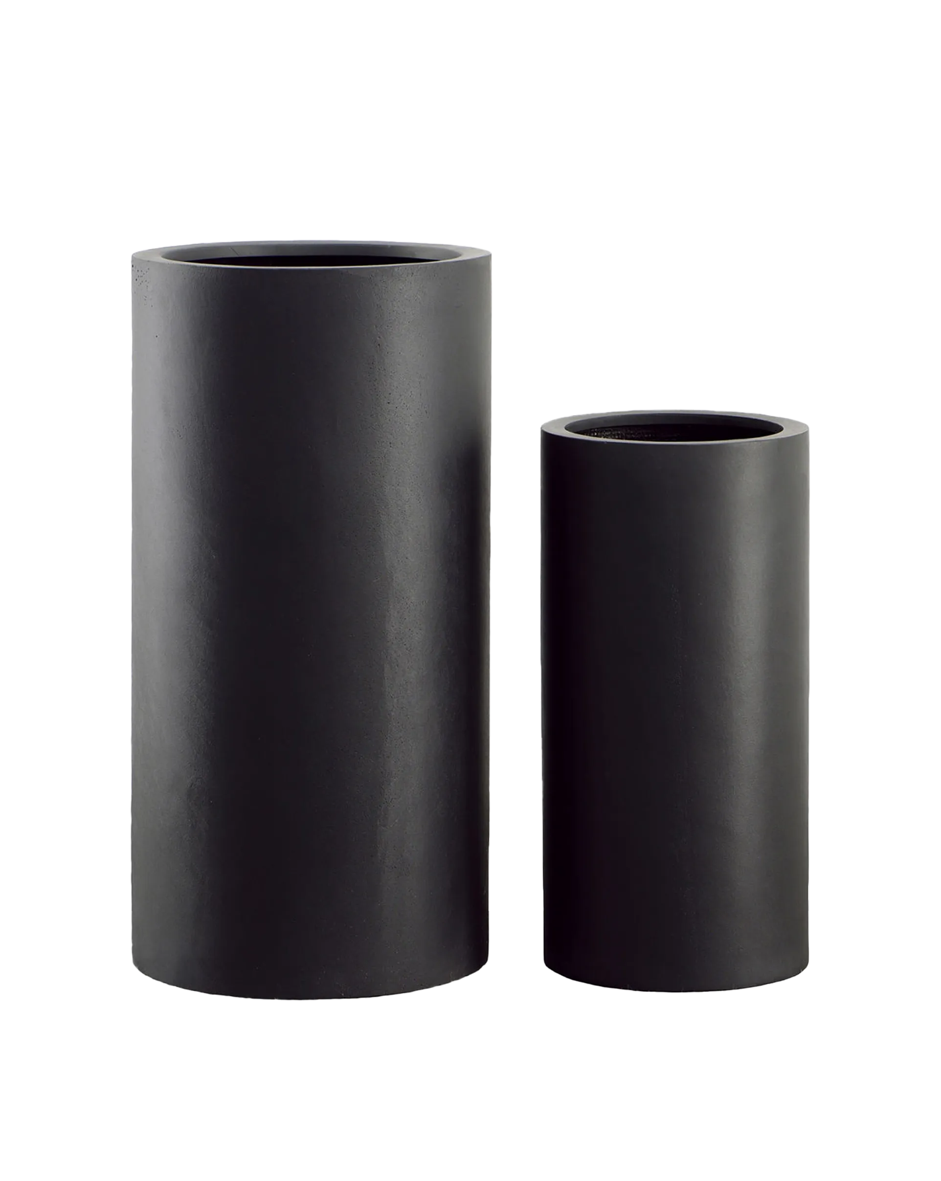 NOIR CYLINDER PLANTER SET