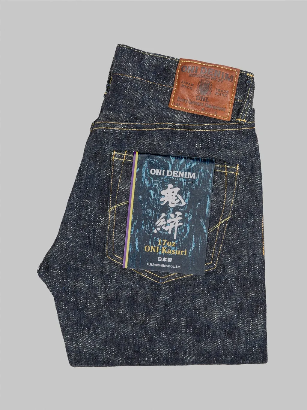 ONI Denim 288 Kasuri 17oz Regular Straight Jeans