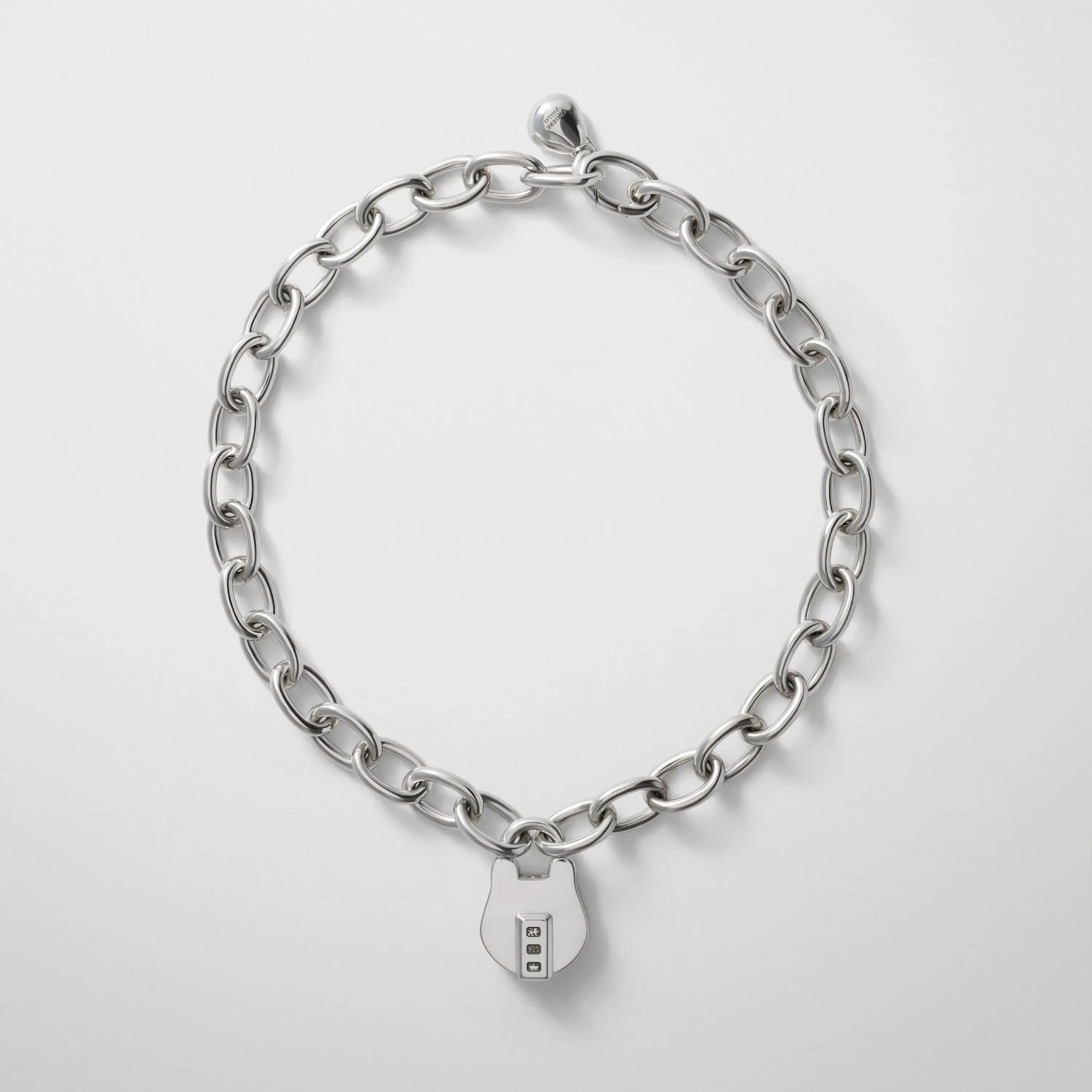 PADLOCK CHOKER | sterling silver