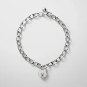 PADLOCK CHOKER | sterling silver
