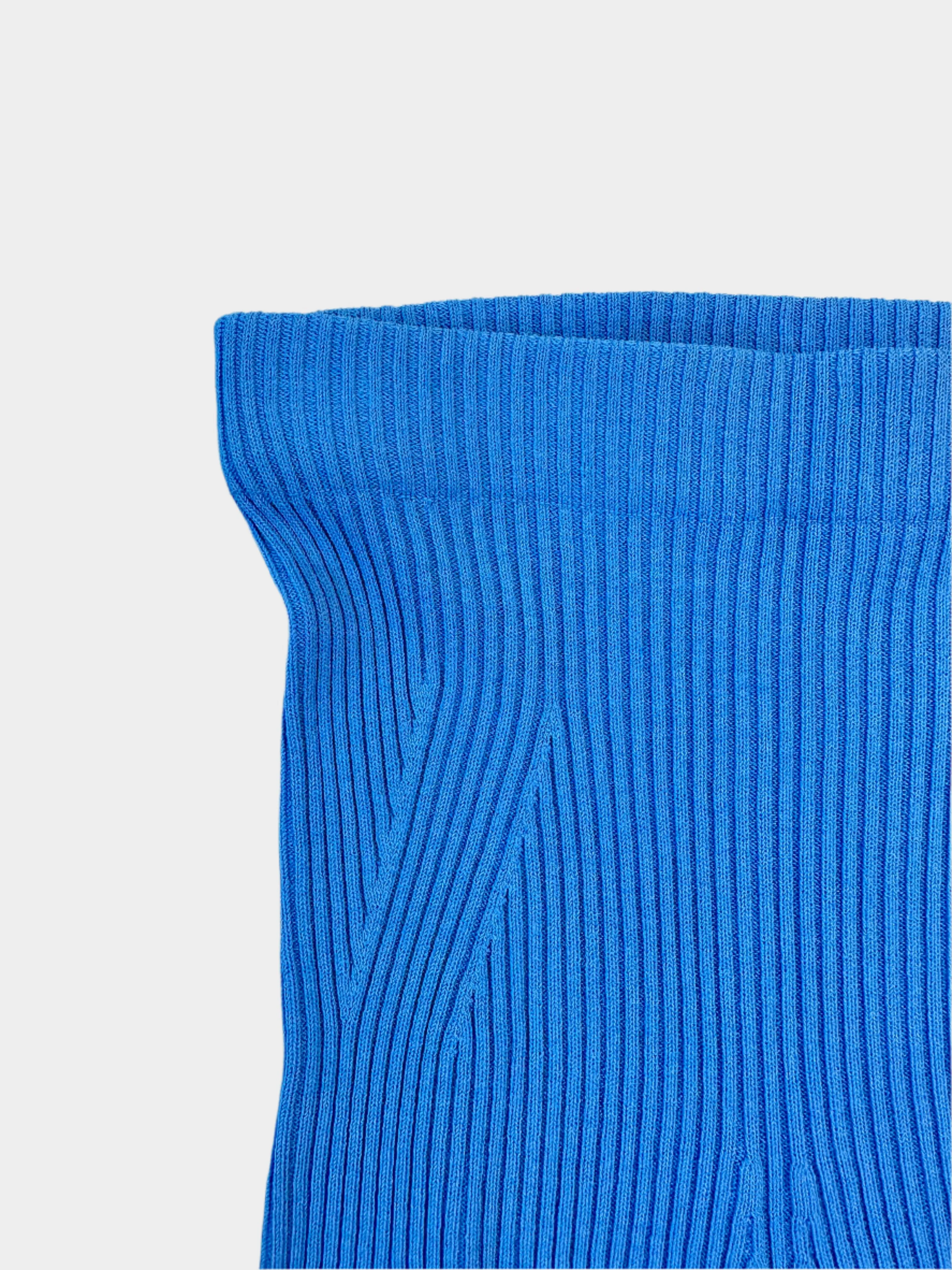 Pantaloni Corti In Maglia A Coste