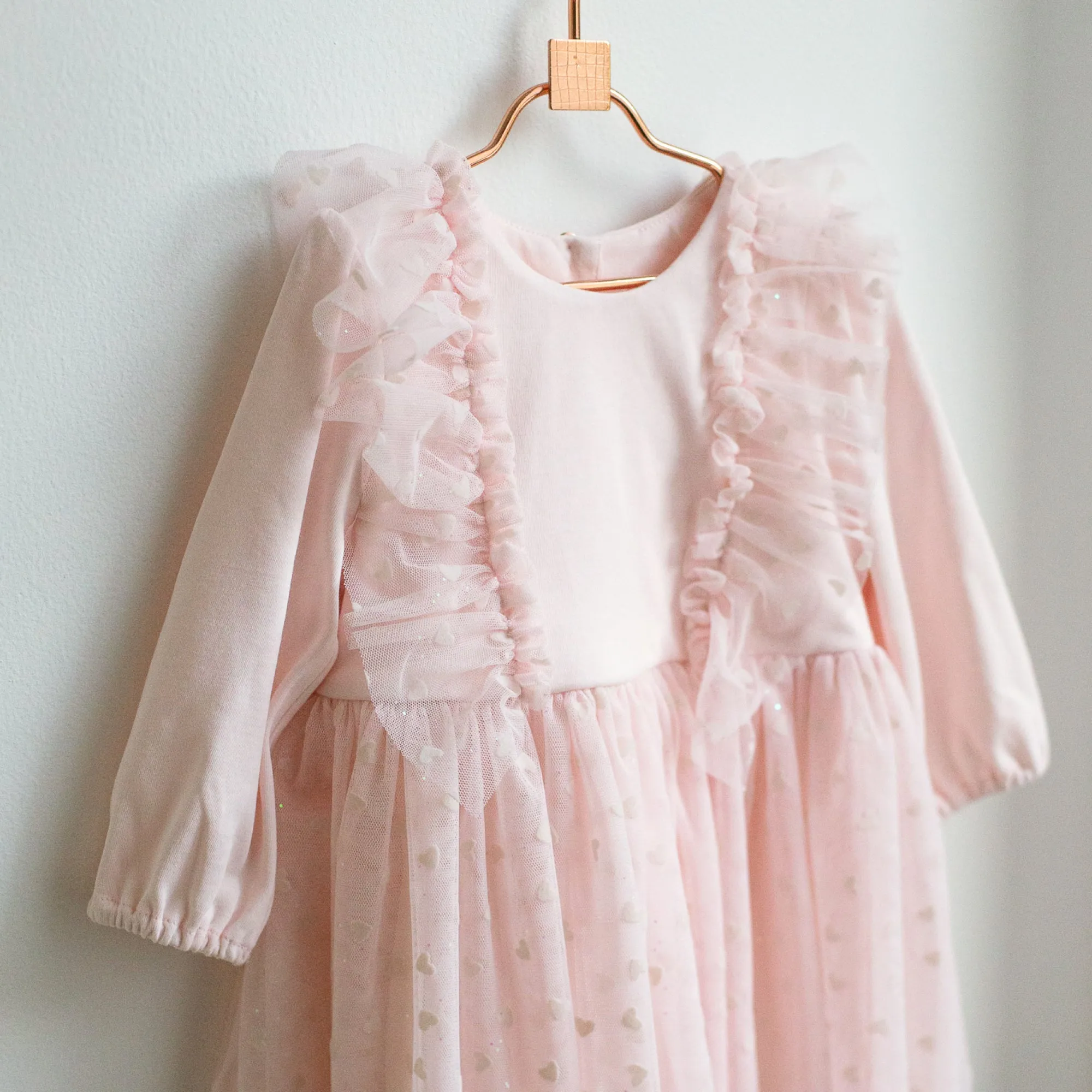 Pink Ruffle Ceremony Dress