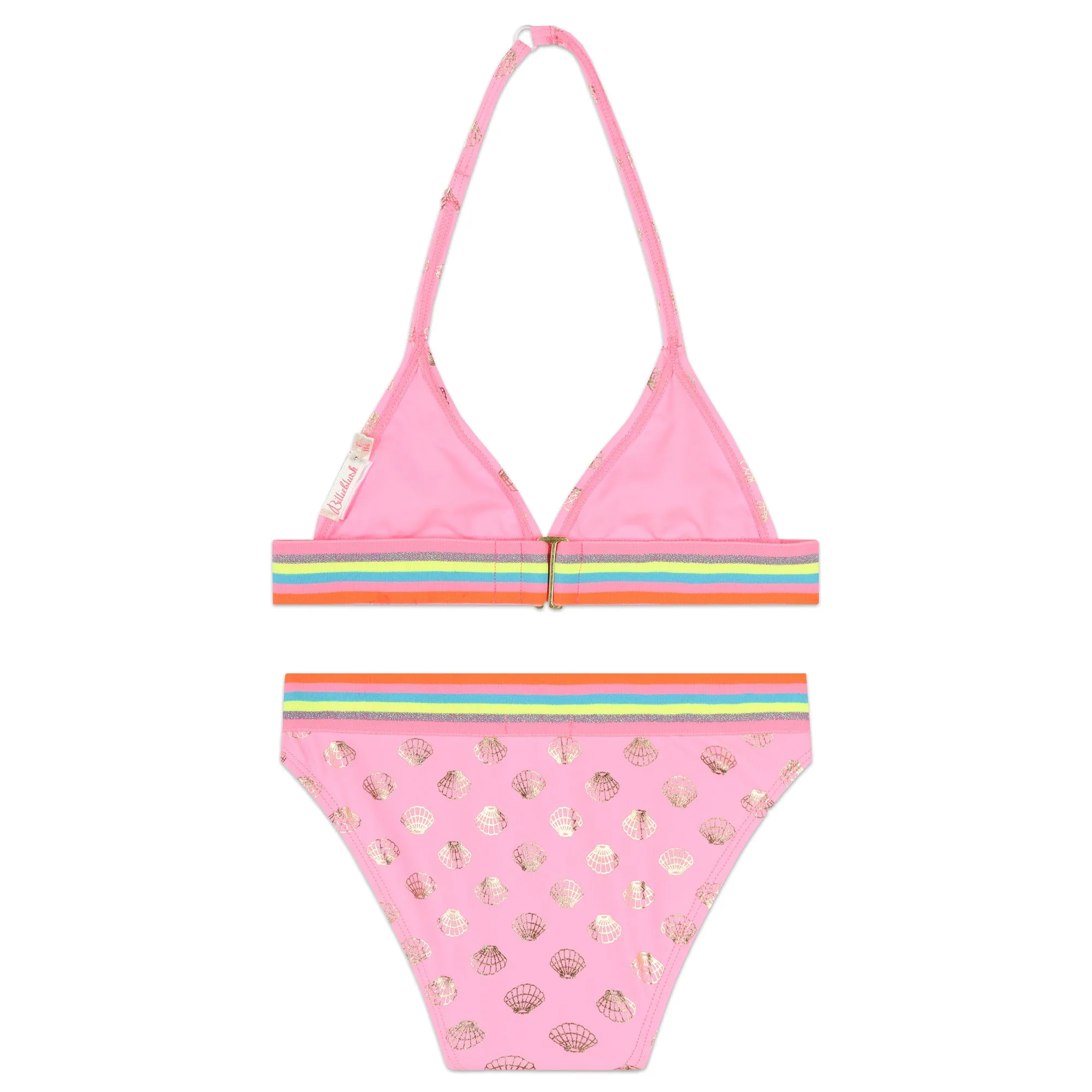 Pink Seashell Print Bikini